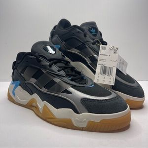 Adidas Niteball II GZ3627 Black/Skyrush/Gum Sz 8.5
